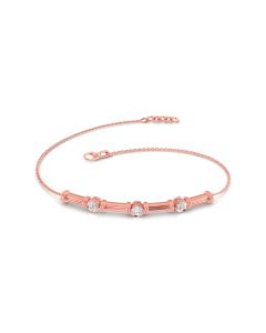 Minimalistic Constella Link Diamond Bracelet