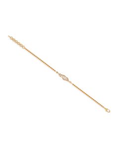 Elegant Minimal Diamond Bracelet