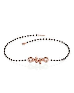 Charming Black Beads Diamond Bracelet