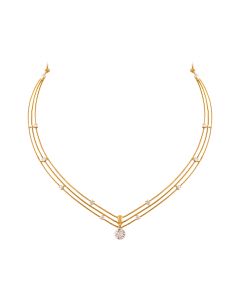 Lustrous Dazzle Diamond Necklace