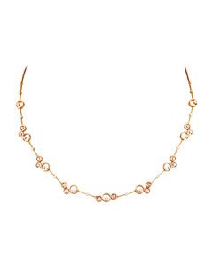 Gracious Curve Diamond Necklace