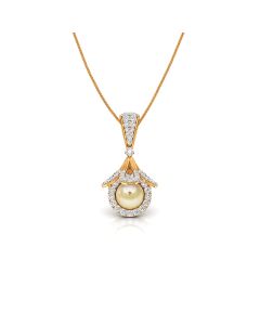 Pearl Drop Diamond Pendant