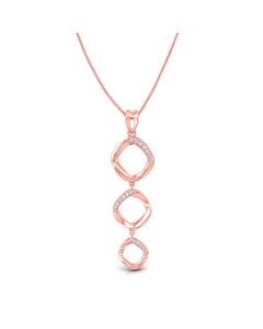 Multi Loop Diamond Pendant