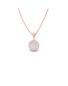 Glittering Drop Diamond Pendant