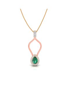 Grand Emerald Diamond Pendant