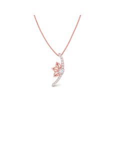 Floral Arch Diamond Pendant