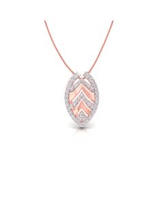 Geometric Charm Diamond Pendant