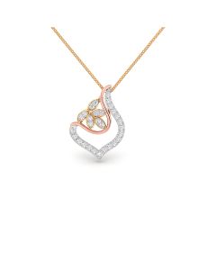 Contemporary Charm Diamond Pendant