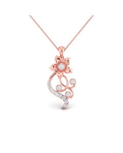 Floral Beauty Diamond Pendant