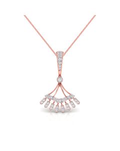 Glimmering Rays Diamond Pendant