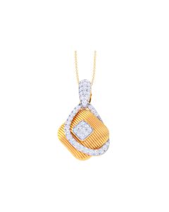 Unique Gold Diamond Pendant