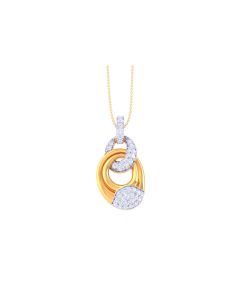 Captivating Diamond Gold Pendant