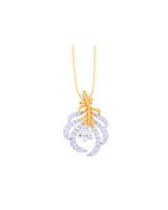 Splendid Gold Diamond Pendant