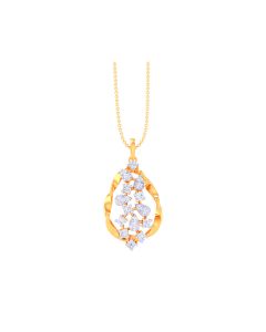 Regal Diamond Gold Pendant