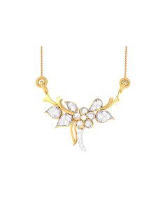 Royal Floral Grace Diamond Mangalsutra