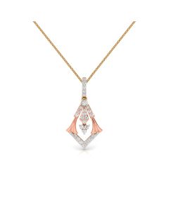 Contemporary Love Diamond Pendant