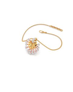 Glimmering Rays Stylish Diamond Pendant