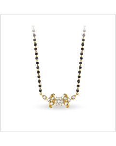 Paisley Charm Diamond Mangalsutra