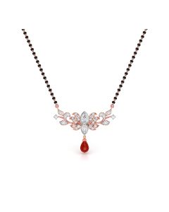 Lotus Radiance Diamond Mangalsutra