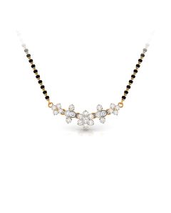 Floral Chain Diamond Mangalsutra