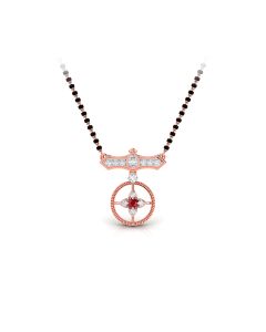 Wheel Drop Diamond Mangalsutra