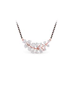 Floral Vine Diamond Mangalsutra