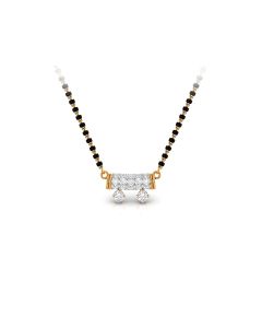 Twin Droplet Diamond Mangalsutra