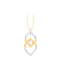 Sparkling Loops Diamond Pendant