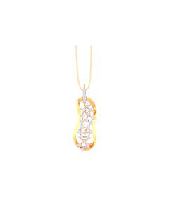 Floral Cluster Diamond Pendant