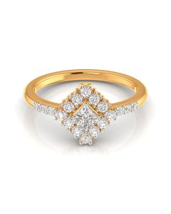 Brilliant Shine Diamond Cluster Ring