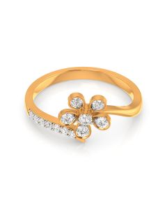 Floral Glow Diamond Ring