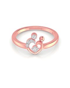 Sparkling Love Diamond Ring