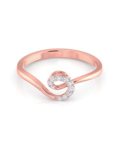 Charming Curves Diamond Ring