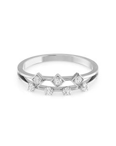 Elegant Layered Diamond Ring