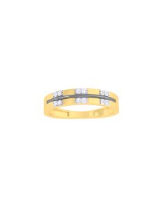 Charming Yellow Gold Diamond Ring