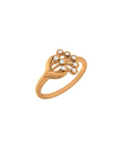 Enticing Gold And Diamond Ring