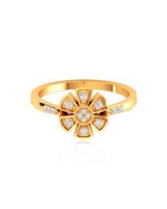 Wheel Style Diamond Ring