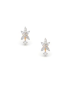 Contemporary Love Diamond Studs