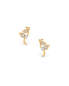 Elegant diamond earrings