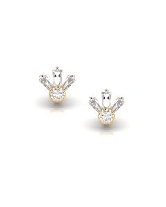 Luminous Solitaire Diamond Stud Earrings