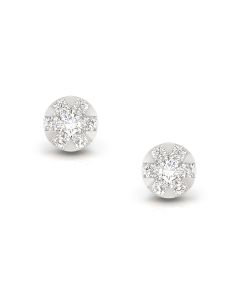 Classy White Gold Diamond Studs