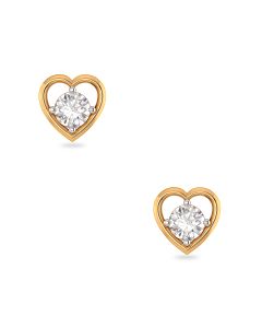 Magic Heart Diamond Studs