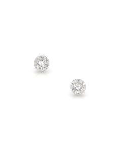 Graceful White Gold Diamond Earrings