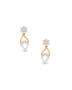 Starlight Diamond Drop Earrings