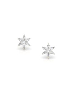 Radiant Floral Diamond Earring