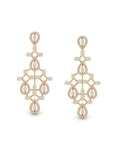 Grand Diamond Chandelier Diamond Earrings