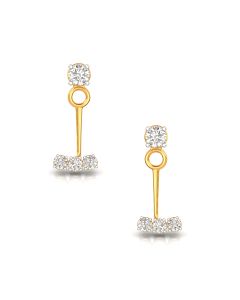 Geometric Love Diamond Studs