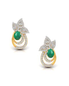 Floral Aura Diamond Studs