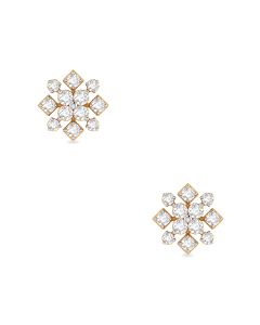 Floral Bloom Diamond Studs