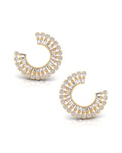 Sparkling Circular Cut Diamond Studs